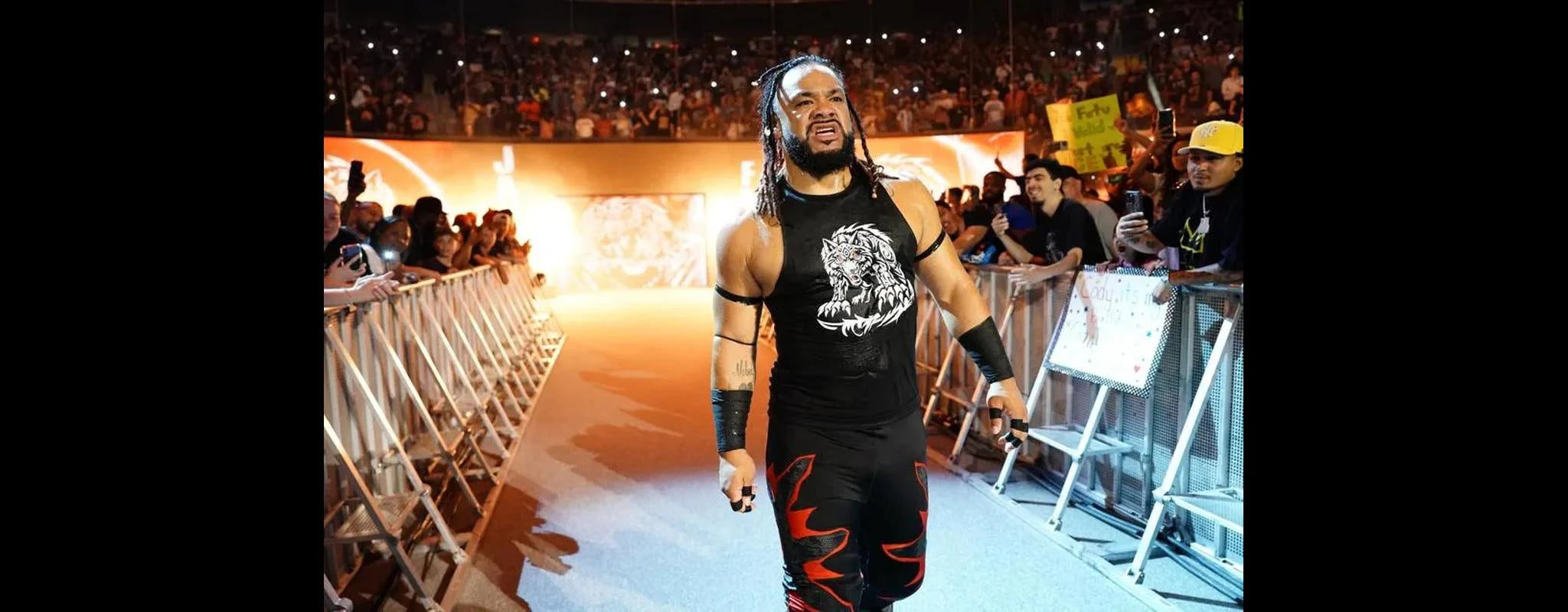 Jacob Fatu WWE Authentic Prosphere Merchandise