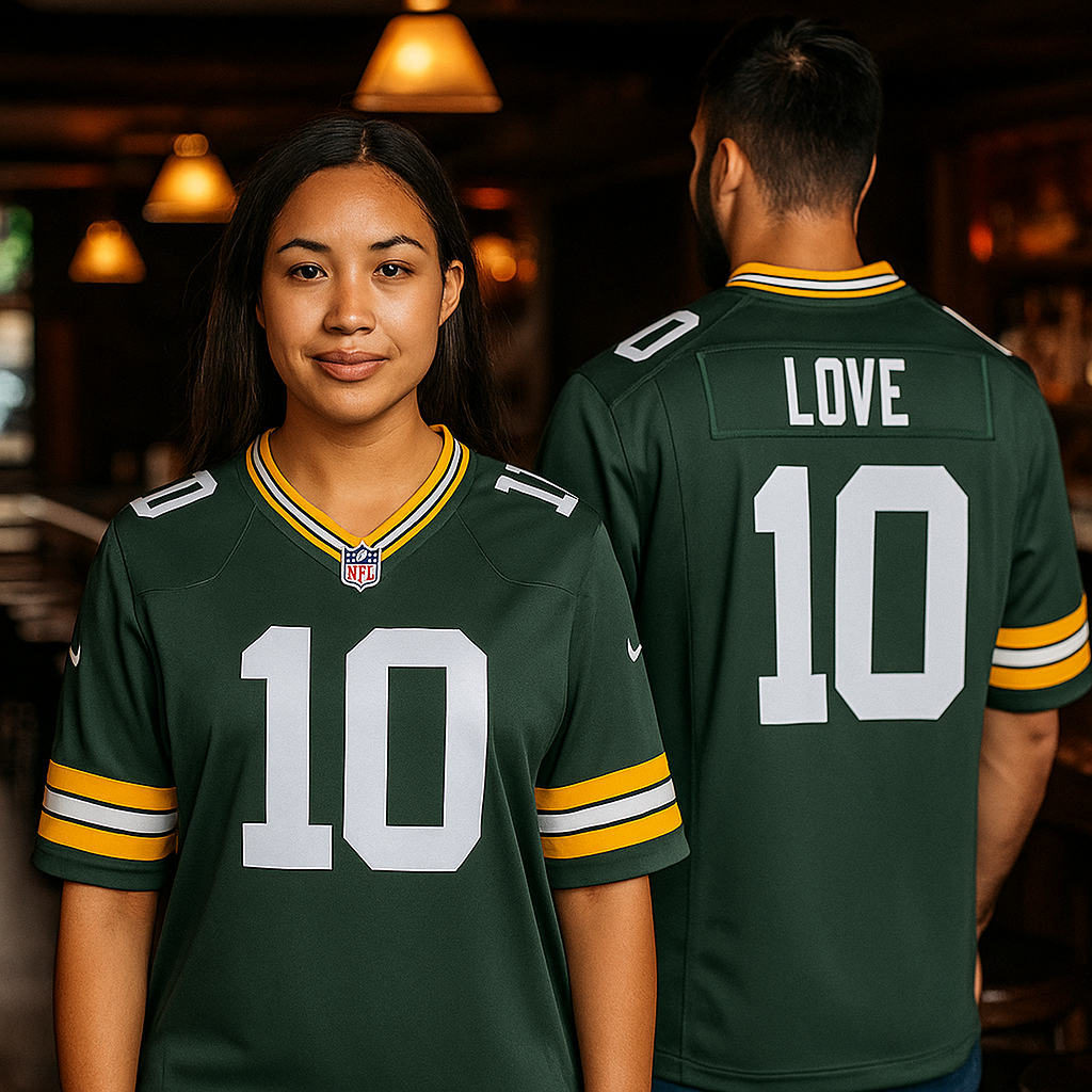 Jordan Love NFL Green Bay Packers Nike Player Game Jersey – Green (USA Stock) - UKASSNI