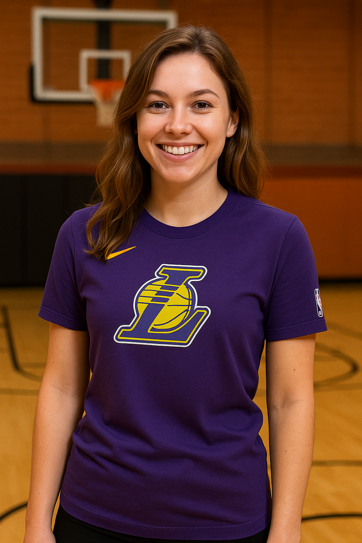 Los Angeles Lakers NBA UK Nike City Edition Essential Logo T-Shirt – Purple (UK Stock) - UKASSNI