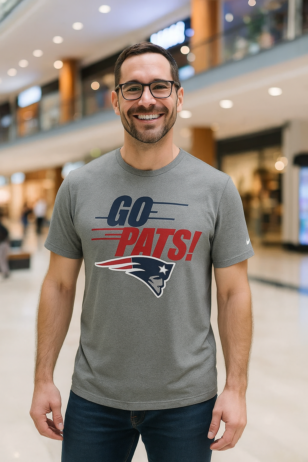 New England Patriots NFL Nike Local Legend Motion T‑Shirt – (UK Stock) - UKASSNI