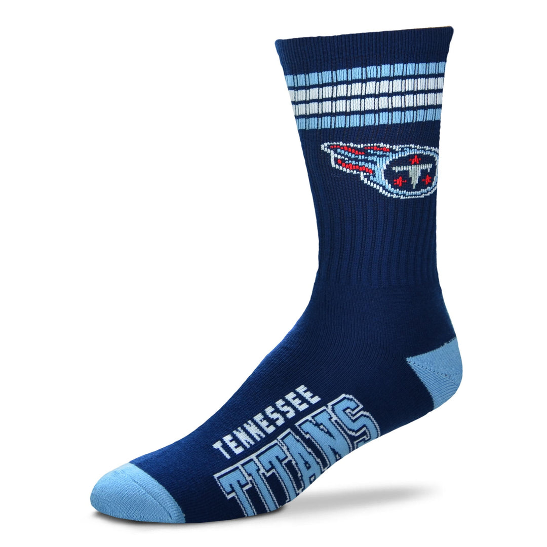Tennessee Titans 4 Stripe Deuce Socks - Large - UKASSNI