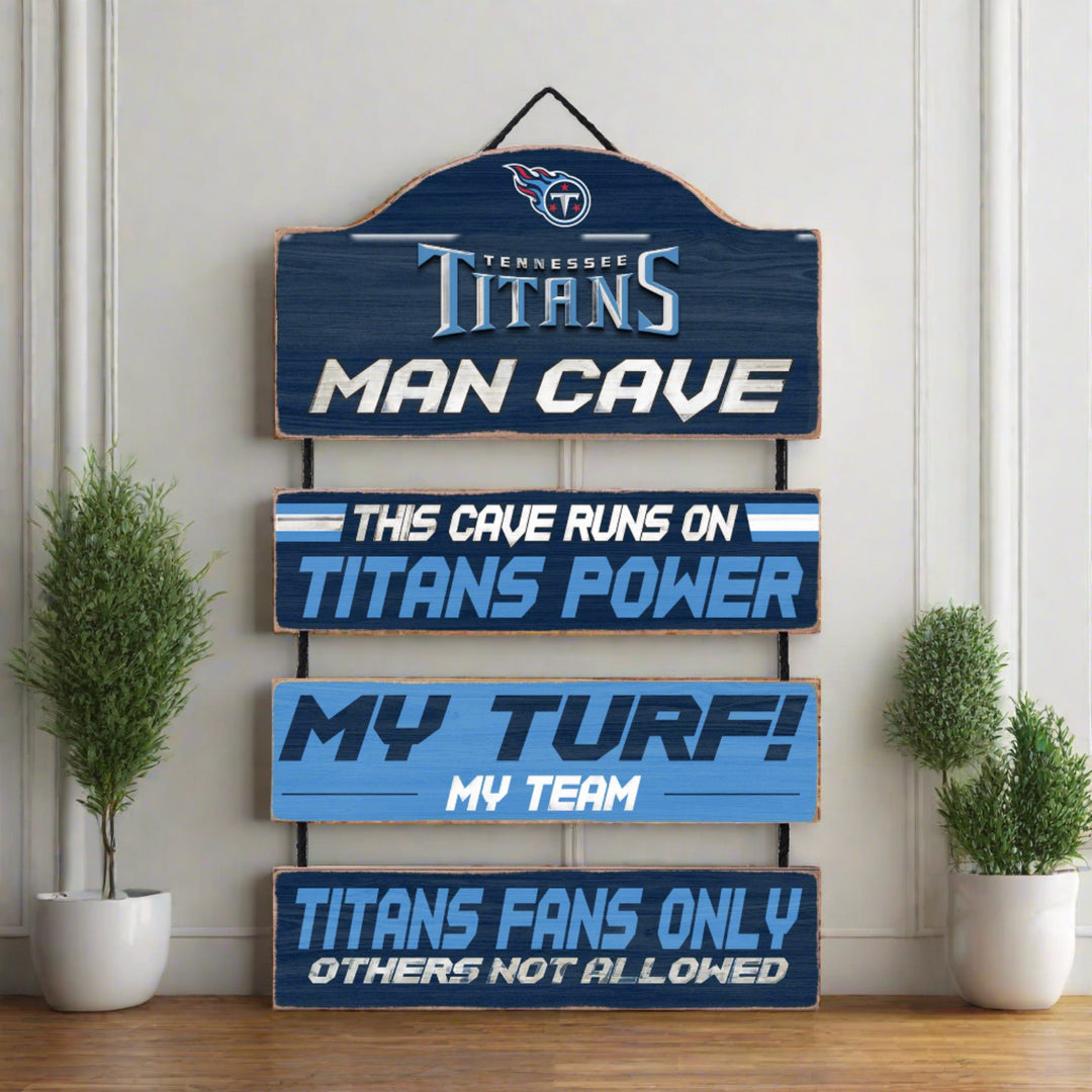 Tennessee Titans Man Cave Dangle Sign - UKASSNI