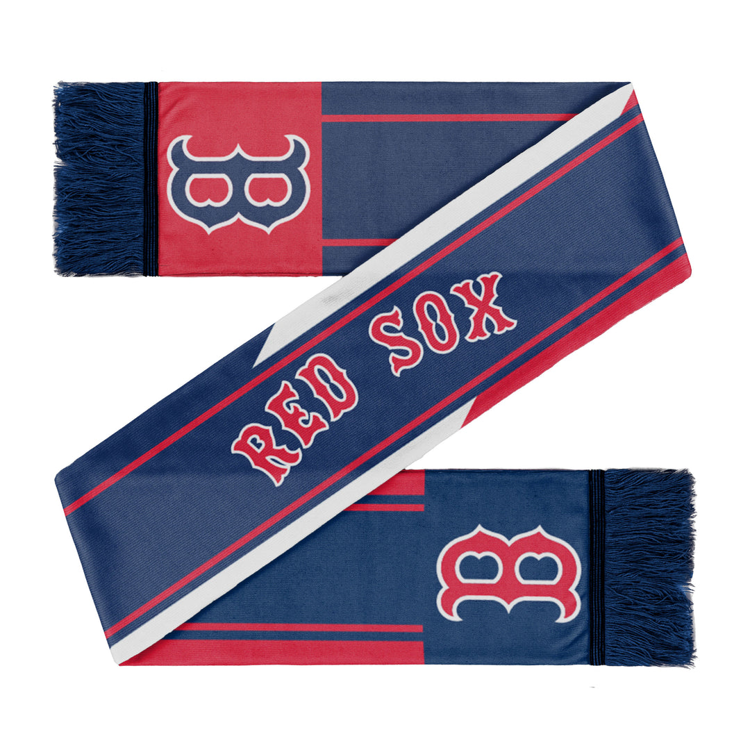 Boston Red Sox Colorwave Wordmark Scarf - UKASSNI