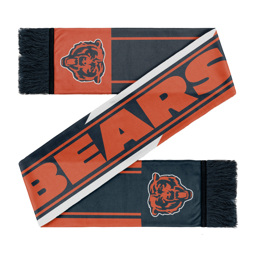 Chicago Bears Colorwave Wordmark Scarf - UKASSNI