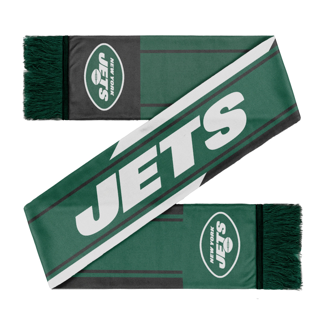 New York Jets Colorwave Wordmark Scarf - UKASSNI