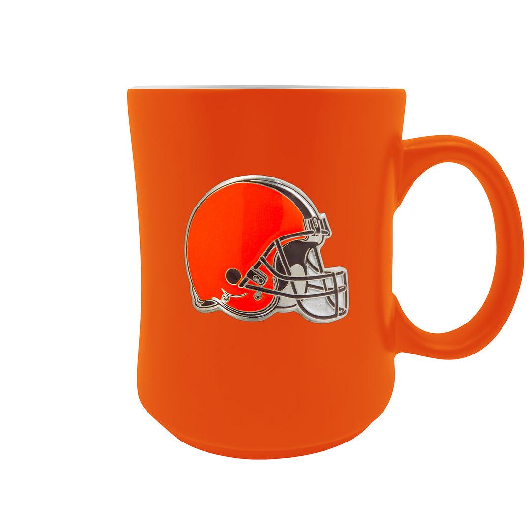 Cleveland Browns 19oz. Starter Mug - Metal Emblem Logo - UKASSNI