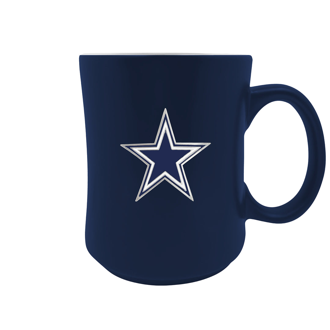 Dallas Cowboys NFL UK 19oz. Starter Mug – Metal Emblem Logo (UK Stock) - UKASSNI