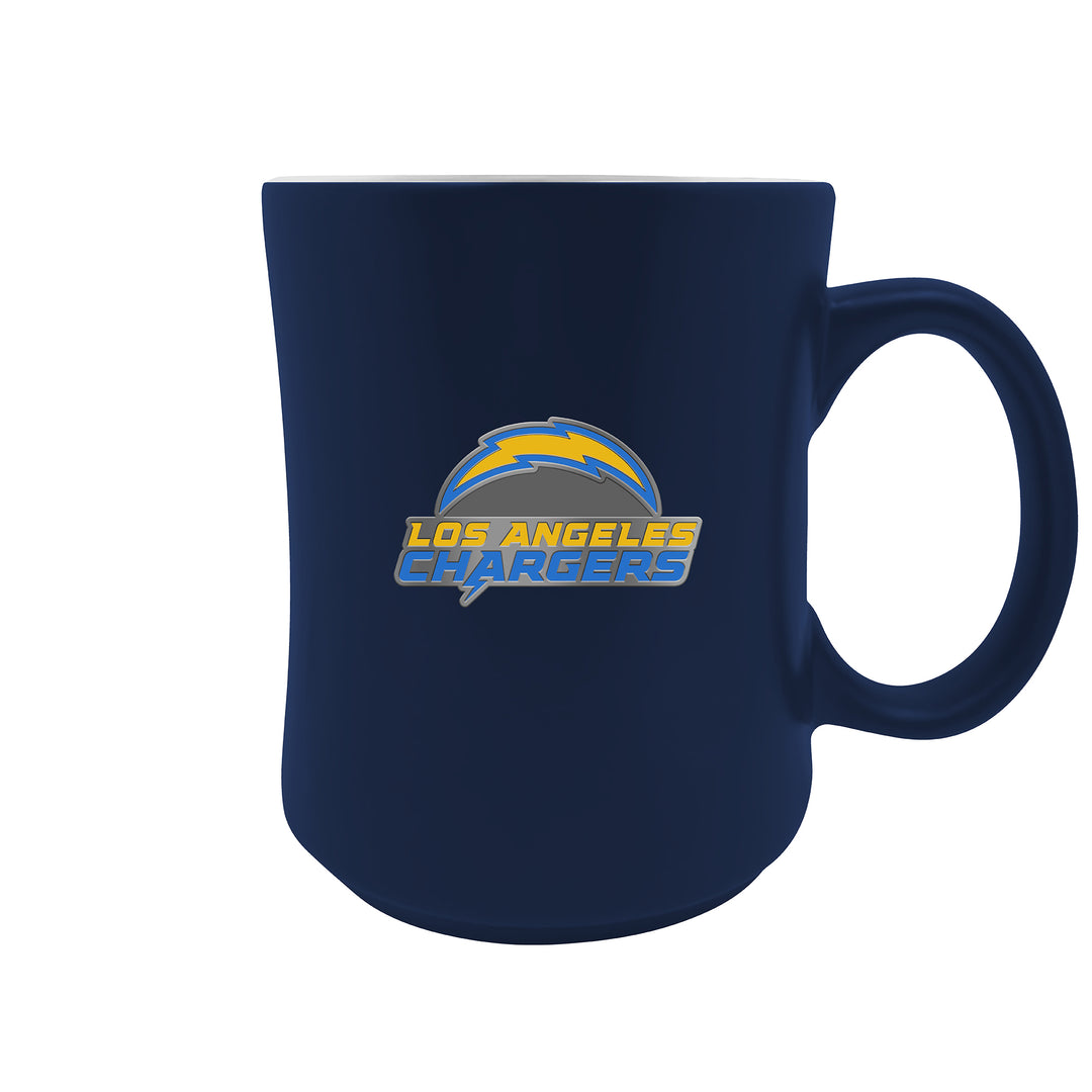 Los Angeles Chargers 19oz. Starter Mug - Metal Emblem Logo - UKASSNI