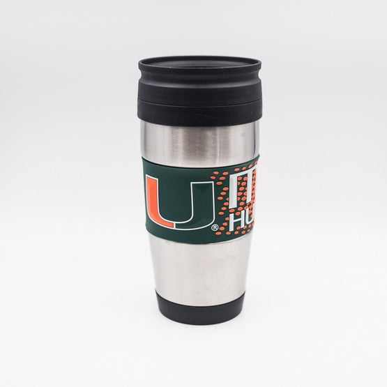 Miami Hurricanes UK 15oz PVC Wrap Travel Mug - UKASSNI