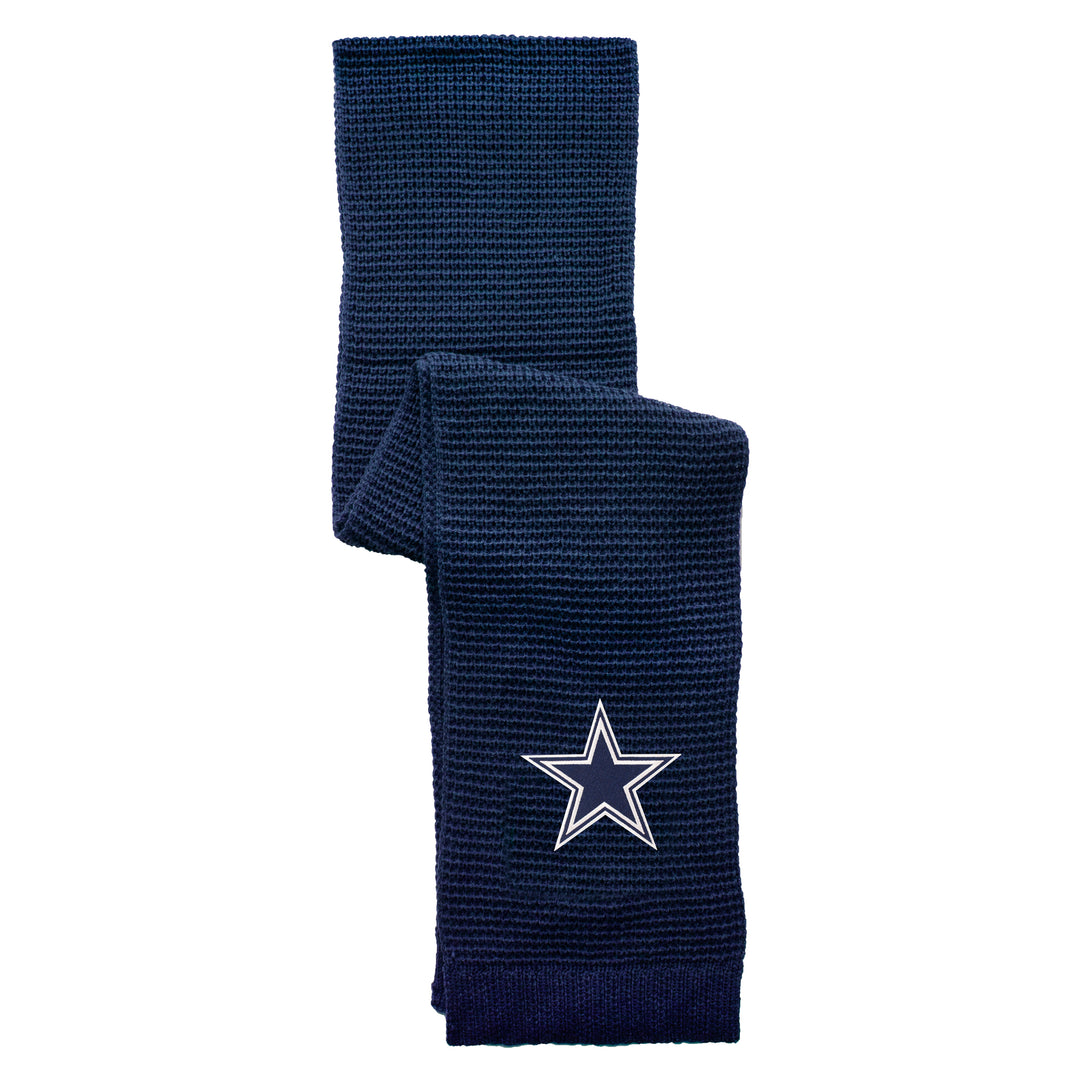 Dallas Cowboys UK Embroidered Logo Waffle Scarf - UKASSNI