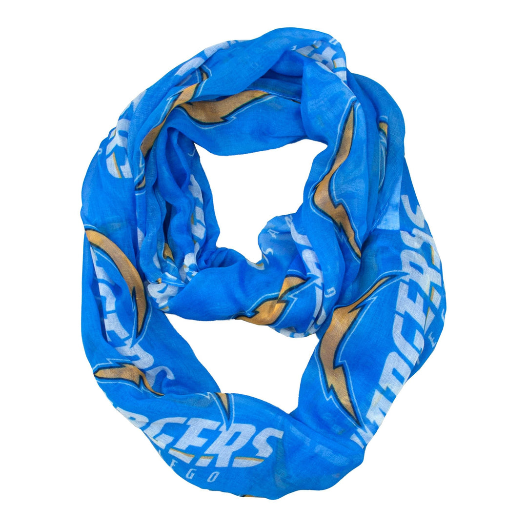 San Diego Chargers Sheer Infinity Scarf - UKASSNI