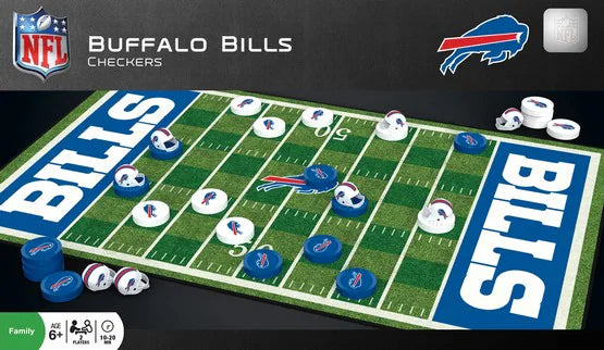 Buffalo Bills Checkers Set (USA Stock)