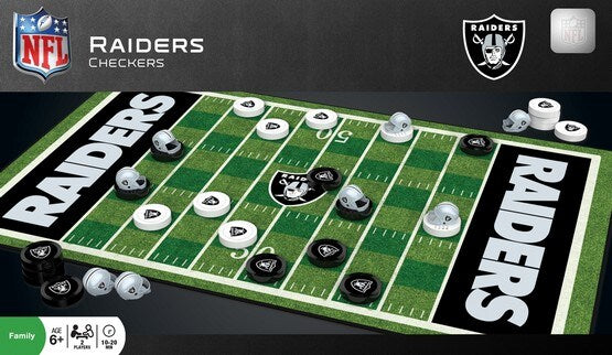 Las Vegas Raiders Checkers Set (USA Stock)