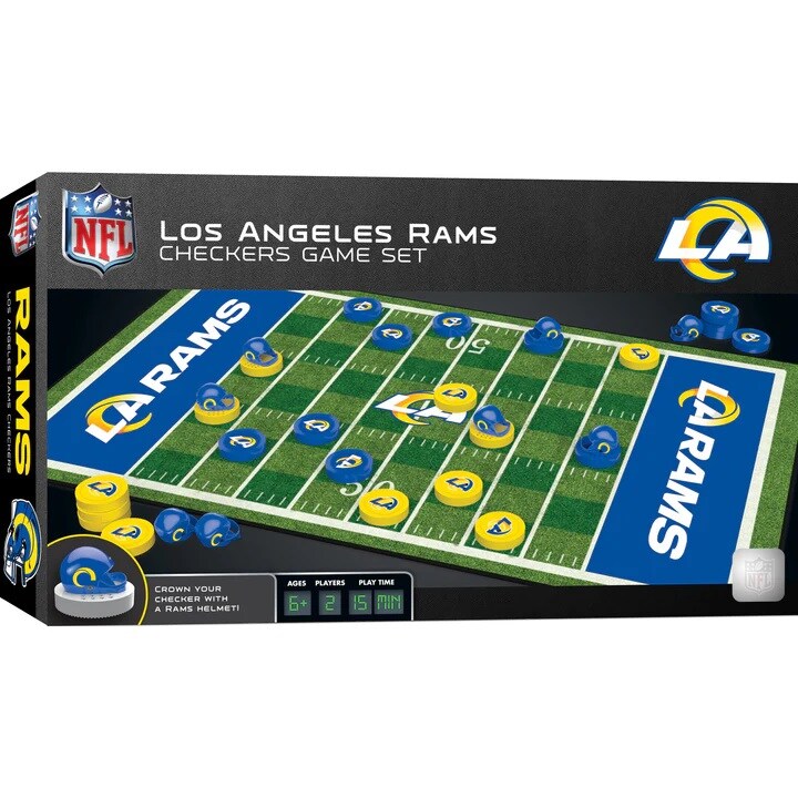 Los Angeles Rams Checkers Set (USA Stock)