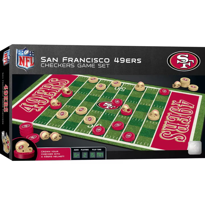 San Francisco 49ers Checkers Set (USA Stock)