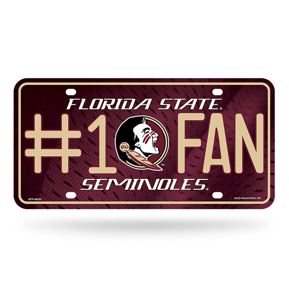 Florida State Seminoles # 1 Fan License Plate - UKASSNI