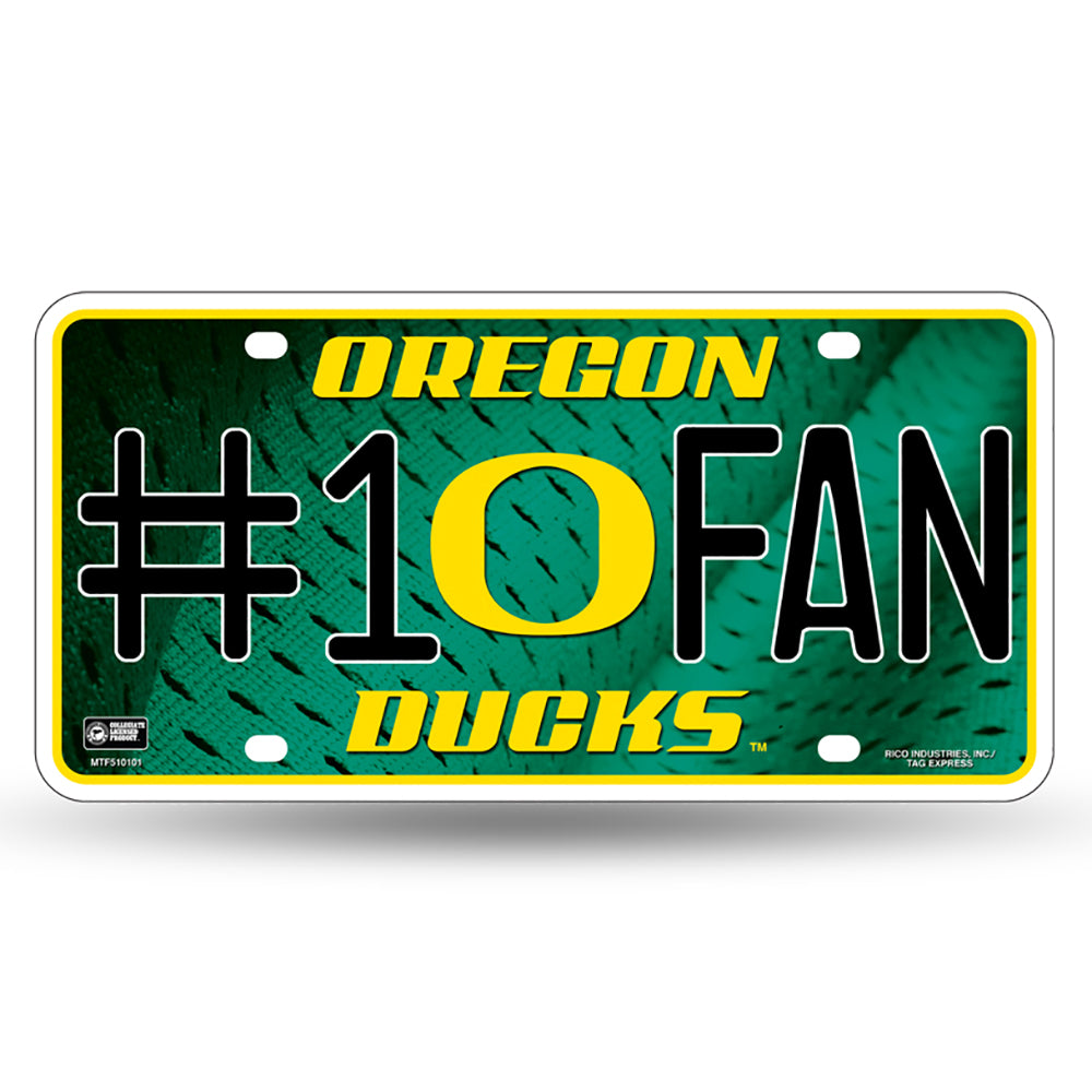 Oregon Ducks # 1 Fan License Plate - UKASSNI