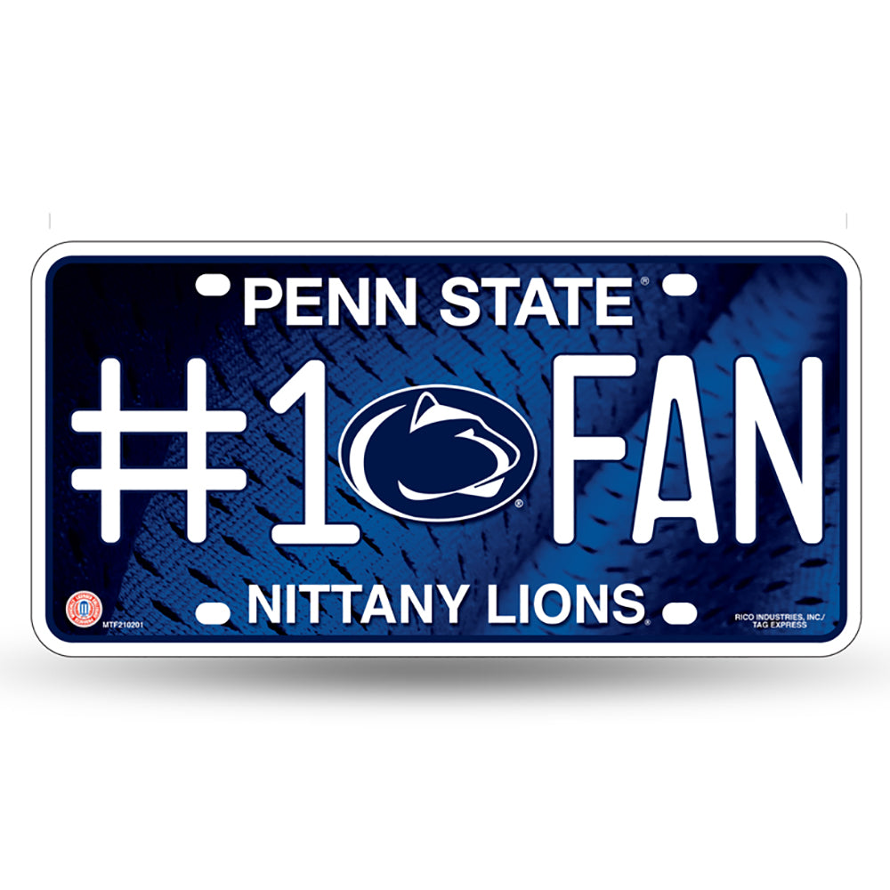 Penn State Nittany Lions # 1 Fan License Plate - UKASSNI