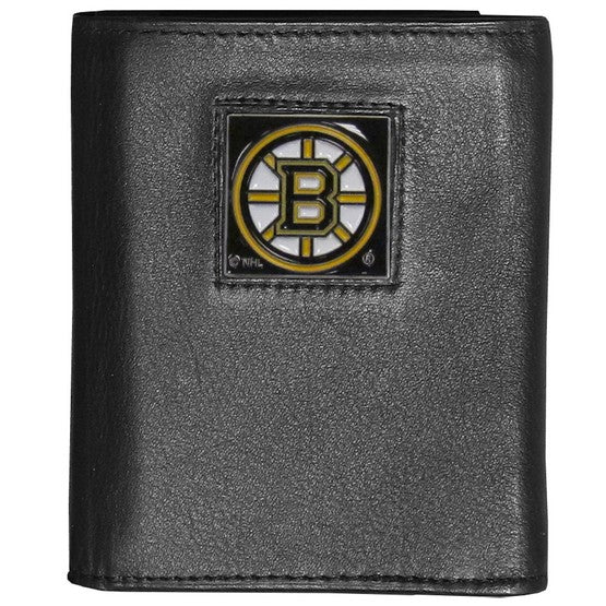 Boston Bruins FineGrain Leather Wallet - UKASSNI