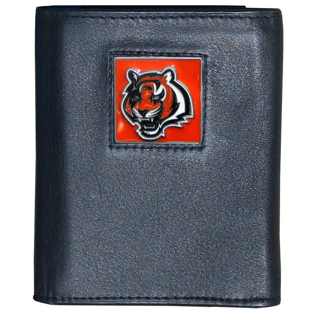 Cincinnati Bengals FineGrain Leather Wallet - UKASSNI