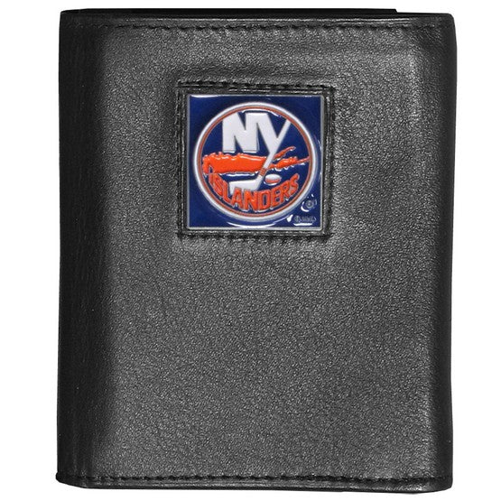 New York Islanders FineGrain Leather Wallet - UKASSNI