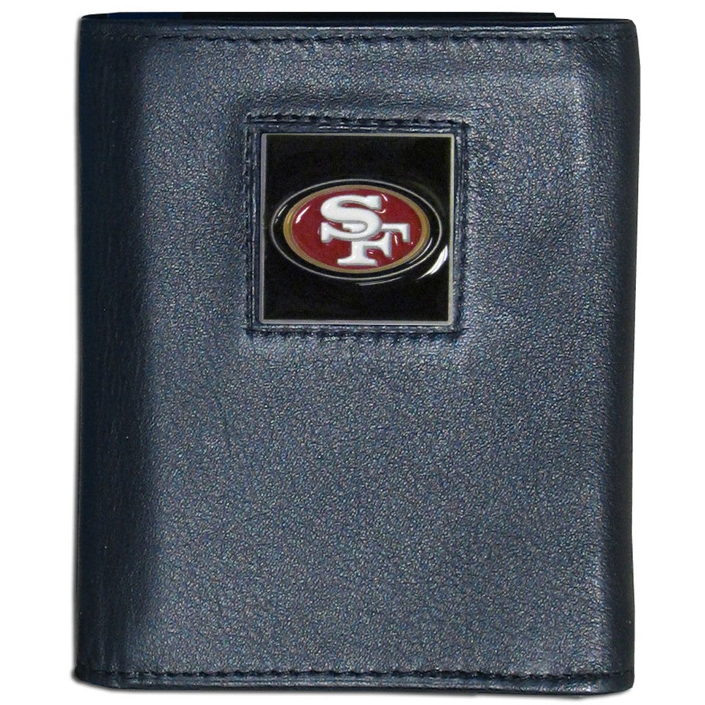San Francisco 49ers FineGrain Leather Wallet - UKASSNI