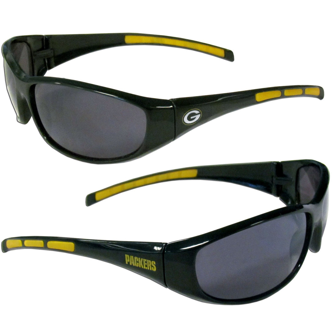 Green Bay Packers NFL UK Wrap Sunglasses - UKASSNI