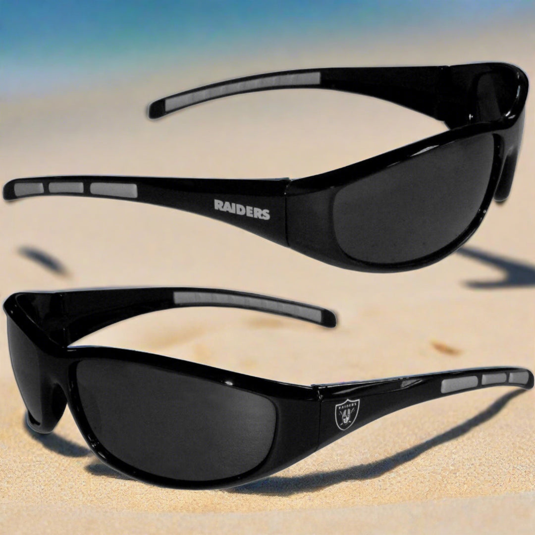 Las Vegas Raiders UK Wrap Sunglasses - UKASSNI