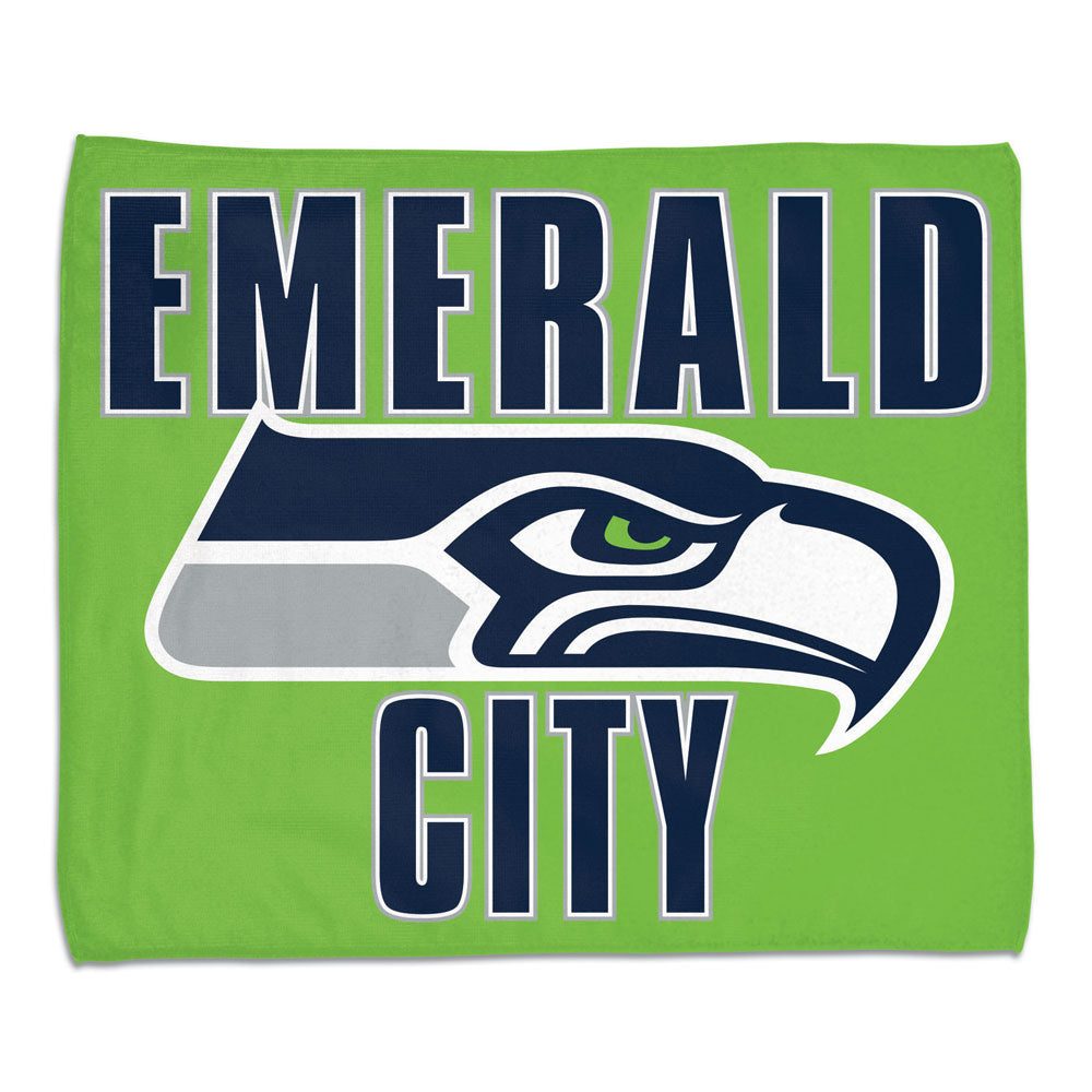 Seattle Seahawks UK WinCraft Pair-Off 15" x 18" Rally Towels (UK Stock) - UKASSNI