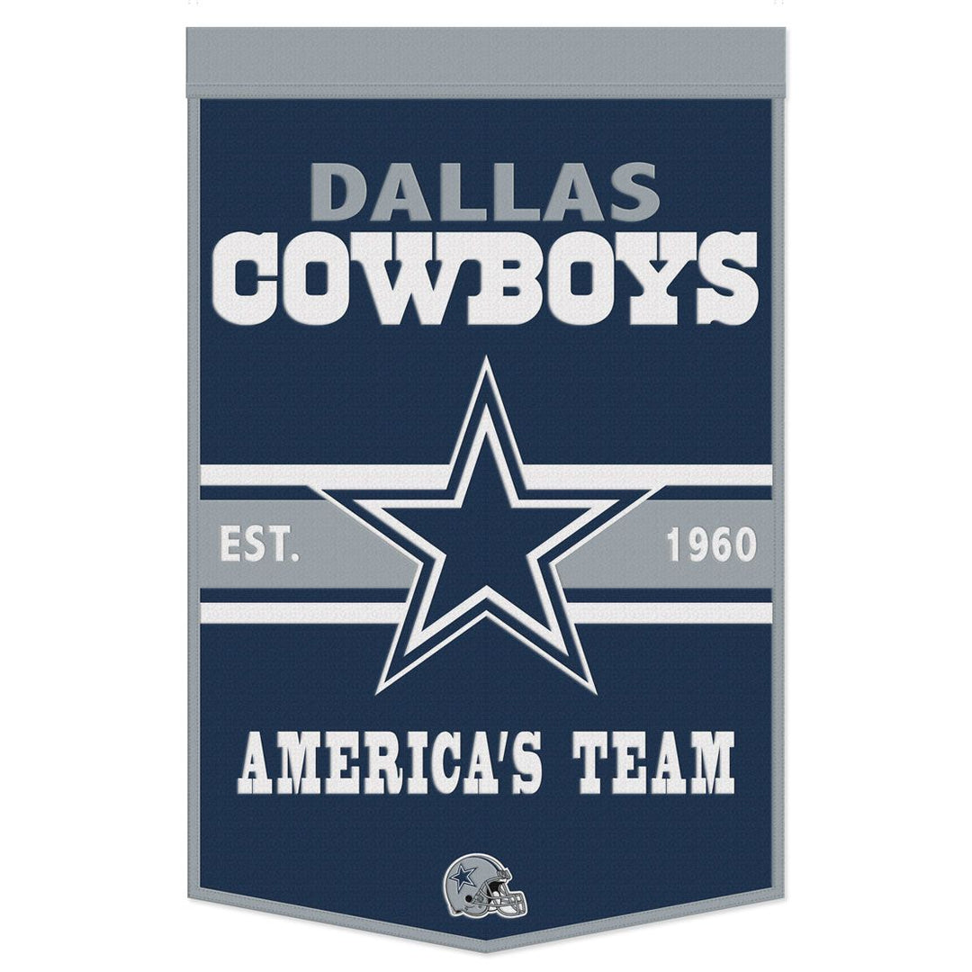Dallas Cowboys 24" x 38" Primary Wool Banner - UKASSNI