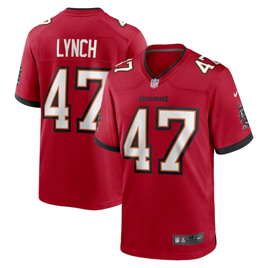 John Lynch NFL Tampa Bay Buccaneers Nike Retired Player Game Jersey – Red (USA Stock) - UKASSNI