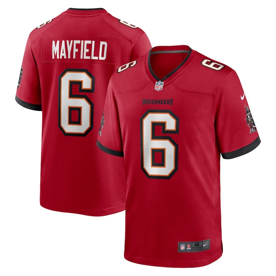 Baker Mayfield NFL Tampa Bay Buccaneers Nike Team Game Jersey – Red (USA Stock) - UKASSNI