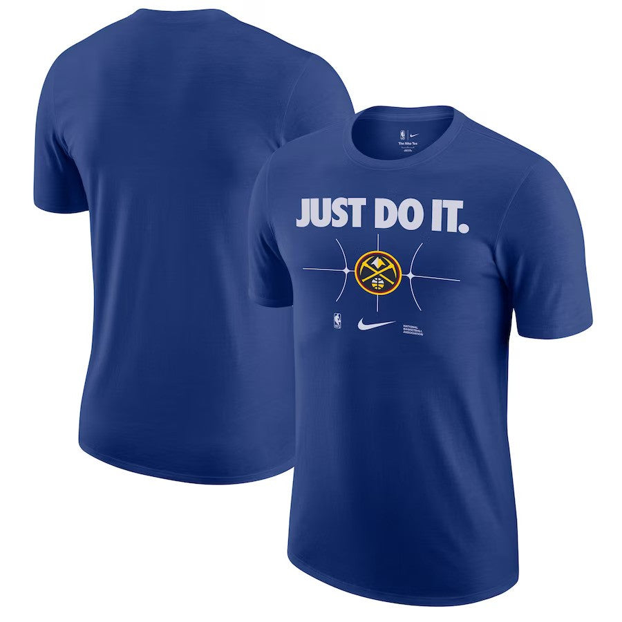 Denver Nuggets NBA Nike Just Do It T-Shirt - Navy - UKASSNI
