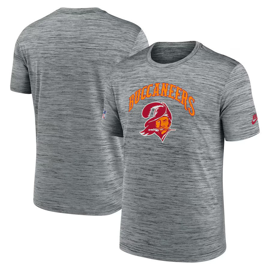 Tampa Bay Buccaneers NFL Nike Velocity Alternate Logo Performance T-Shirt – Gray (USA Stock) - UKASSNI