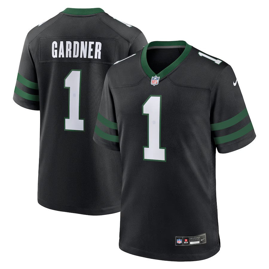 Ahmad Sauce Gardner New York Jets Nike Alternate Game Jersey - Legacy Black - UKASSNI