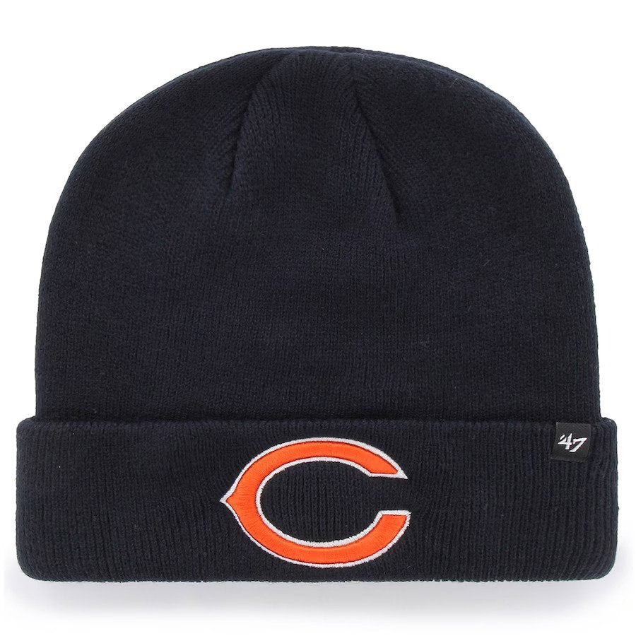 Chicago Bears '47 Primary Basic Cuffed Knit Hat - Navy - UKASSNI