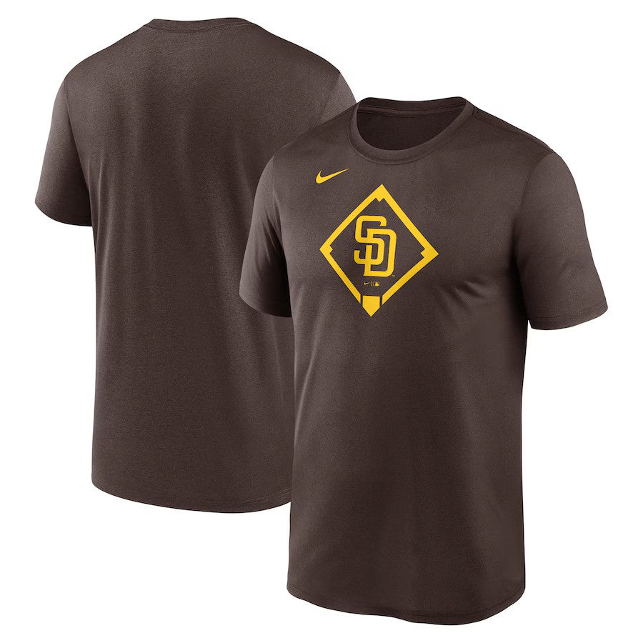 San Diego Padres MLB Nike Icon Legend Performance T-Shirt - Brown - UKASSNI
