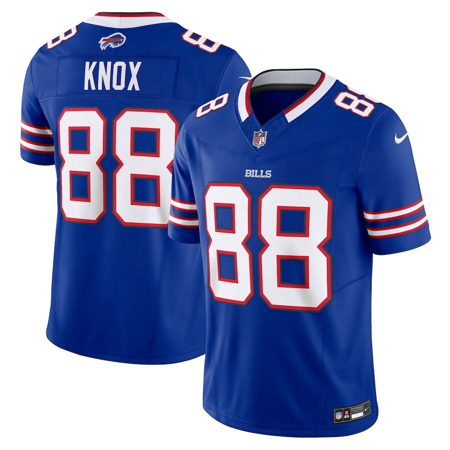 Dawson Knox NFL Buffalo Bills Nike Vapor F.U.S.E. Limited Jersey – Royal (USA Stock) - UKASSNI