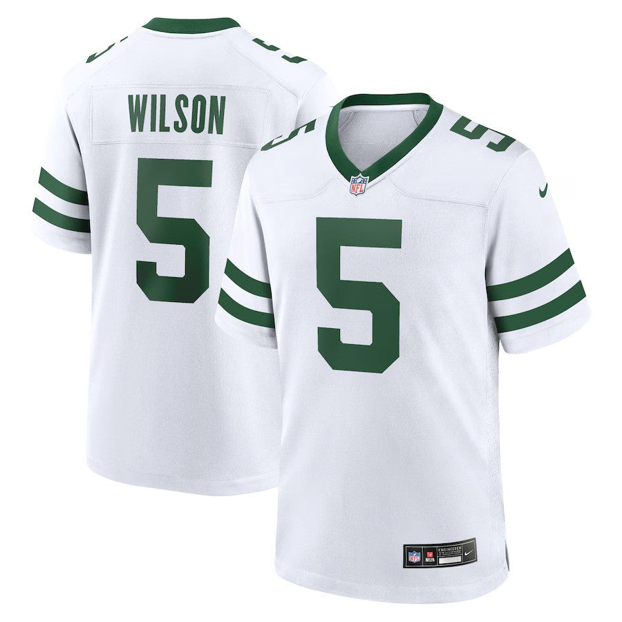 Garrett Wilson NFL New York Jets Nike Game Player Jersey – Legacy White (USA Stock) - UKASSNI