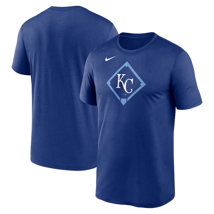 Kansas City Royals MLB Nike Icon Legend Performance T-Shirt - Royal - UKASSNI