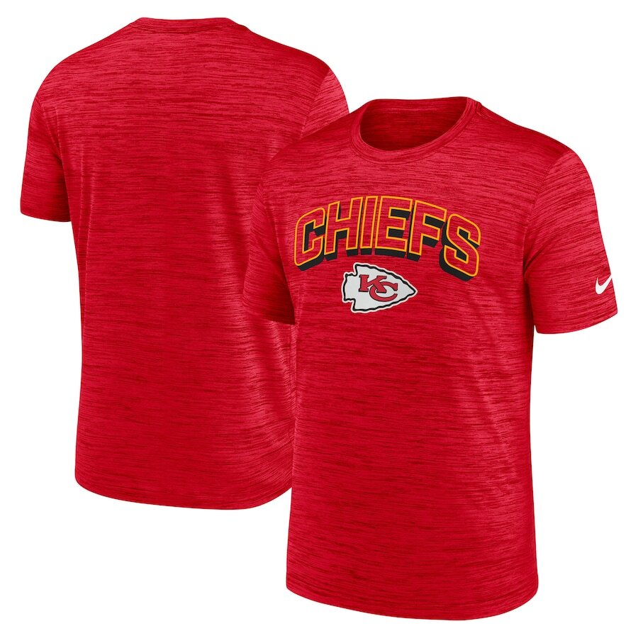 Kansas City Chiefs NFL Nike Velocity Performance T-Shirt - Red - UKASSNI