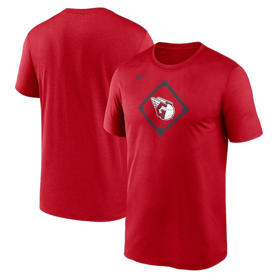 Cleveland Guardians MLB Nike Icon Legend Performance T-Shirt - Red - UKASSNI