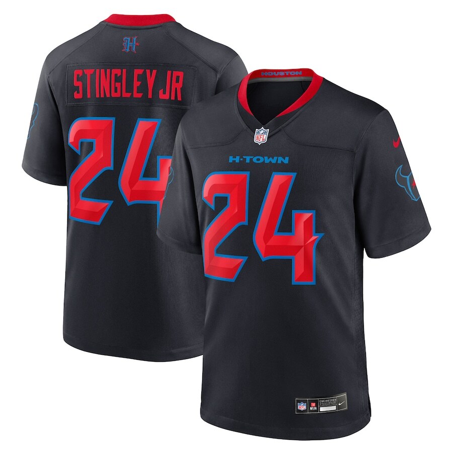 Derek Stingley Jr. Houston Texans Nike 2nd Alternate Game Jersey - Navy - UKASSNI