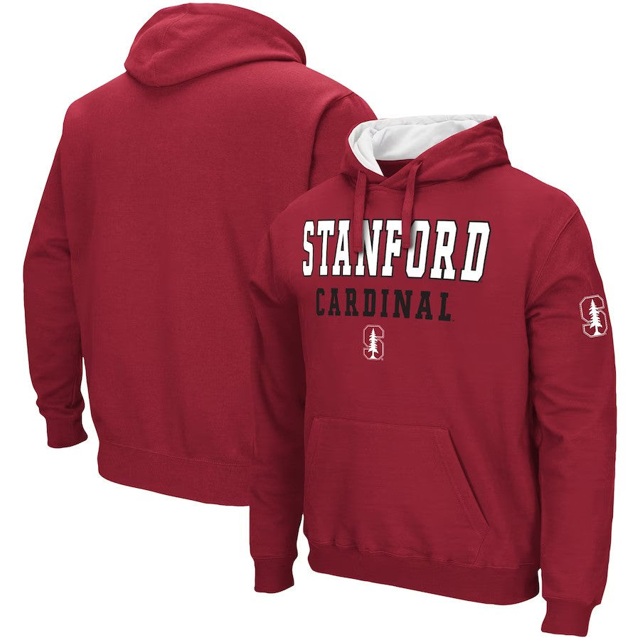 Stanford Cardinal Colosseum Sunrise Pullover Hoodie - Cardinal - UKASSNI