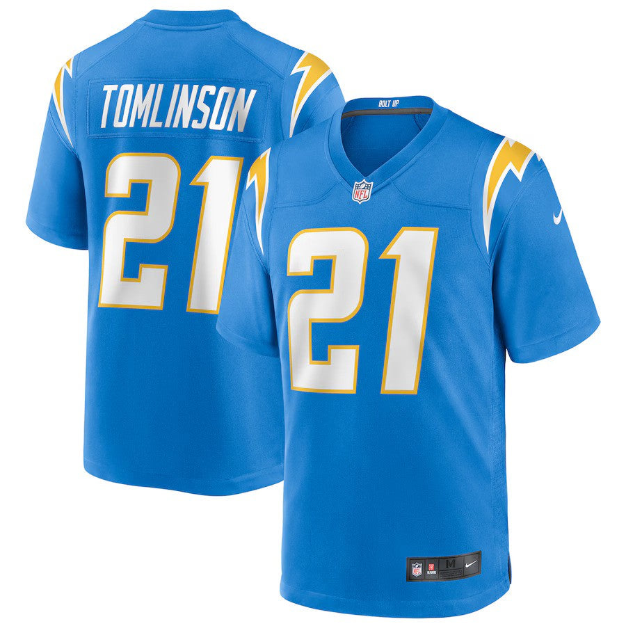LaDainian Tomlinson NFL Los Angeles Chargers Nike Game Retired Player Jersey – Powder Blue (USA Stock) - UKASSNI