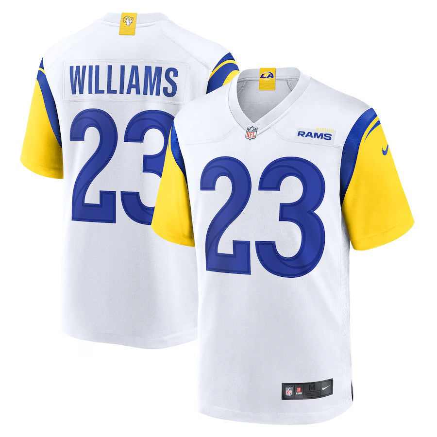 Kyren Williams NFL Los Angeles Rams Nike Game Jersey White (USA Stock) - UKASSNI