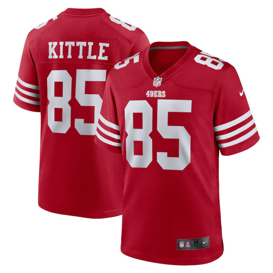 George Kittle NFL San Francisco 49ers Nike Player Game Jersey – Scarlet (USA Stock) - UKASSNI