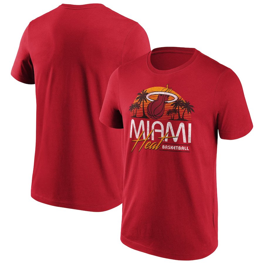 Miami Heat NBA UK Medium Iconic Hometown Graphic T-Shirt - UKASSNI