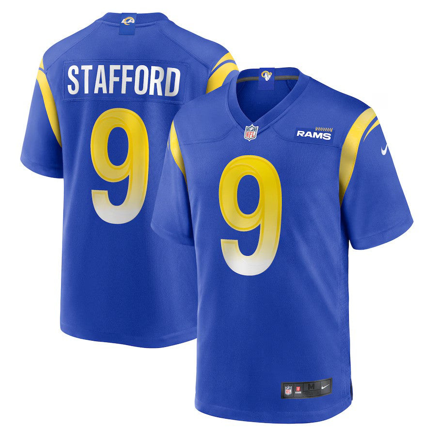 Matthew Stafford NFL Los Angeles Rams Nike Player Game Jersey Royal (USA Stock) - UKASSNI