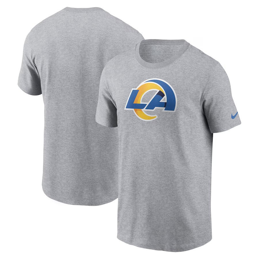 Los Angeles Rams NFL Nike Logo Essential T-Shirt – Gray (USA Stock) - UKASSNI